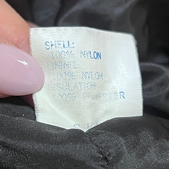 VTG Columbia Colorblock Puffer Jacket Mens Large Neon Pink Black Retro Throwback - Picture 7 of 12